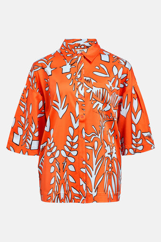 Chemise à manches courtes - orange - OBJECT