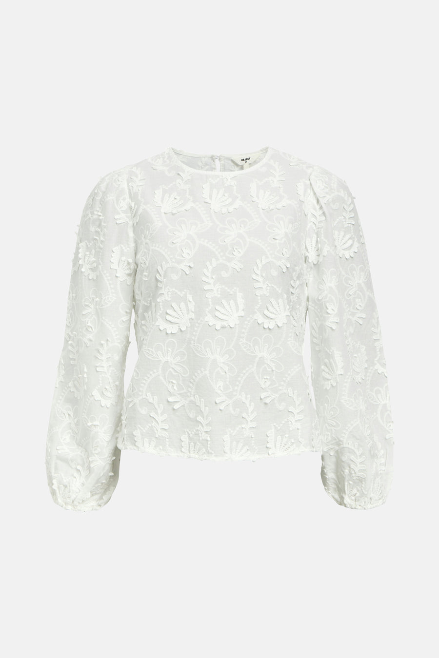 Blouse met lange mouwen - Blauw - OBJECT - 6