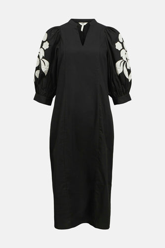 Kleedje met lange mouwen - zwart - OBJECT