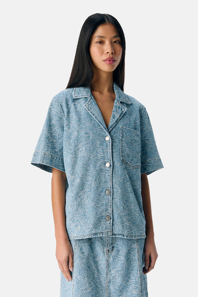 Jeanshemd Light blue denim - OBJECT