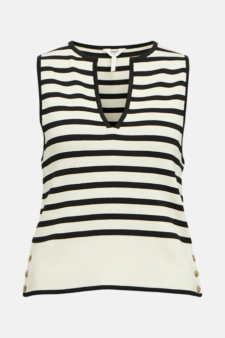 OBJVIVA RE S/L KNIT TOP 138