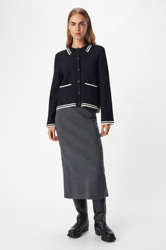 OBJRYDER L/S RE CARDIGAN E AW FAIR 24 - OBJECT