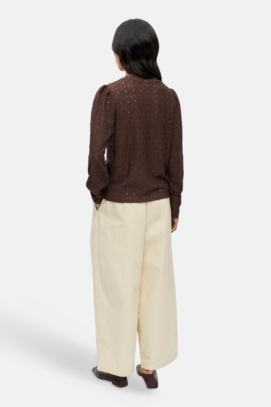 Blouse (lange mouwen) bruin - OBJECT