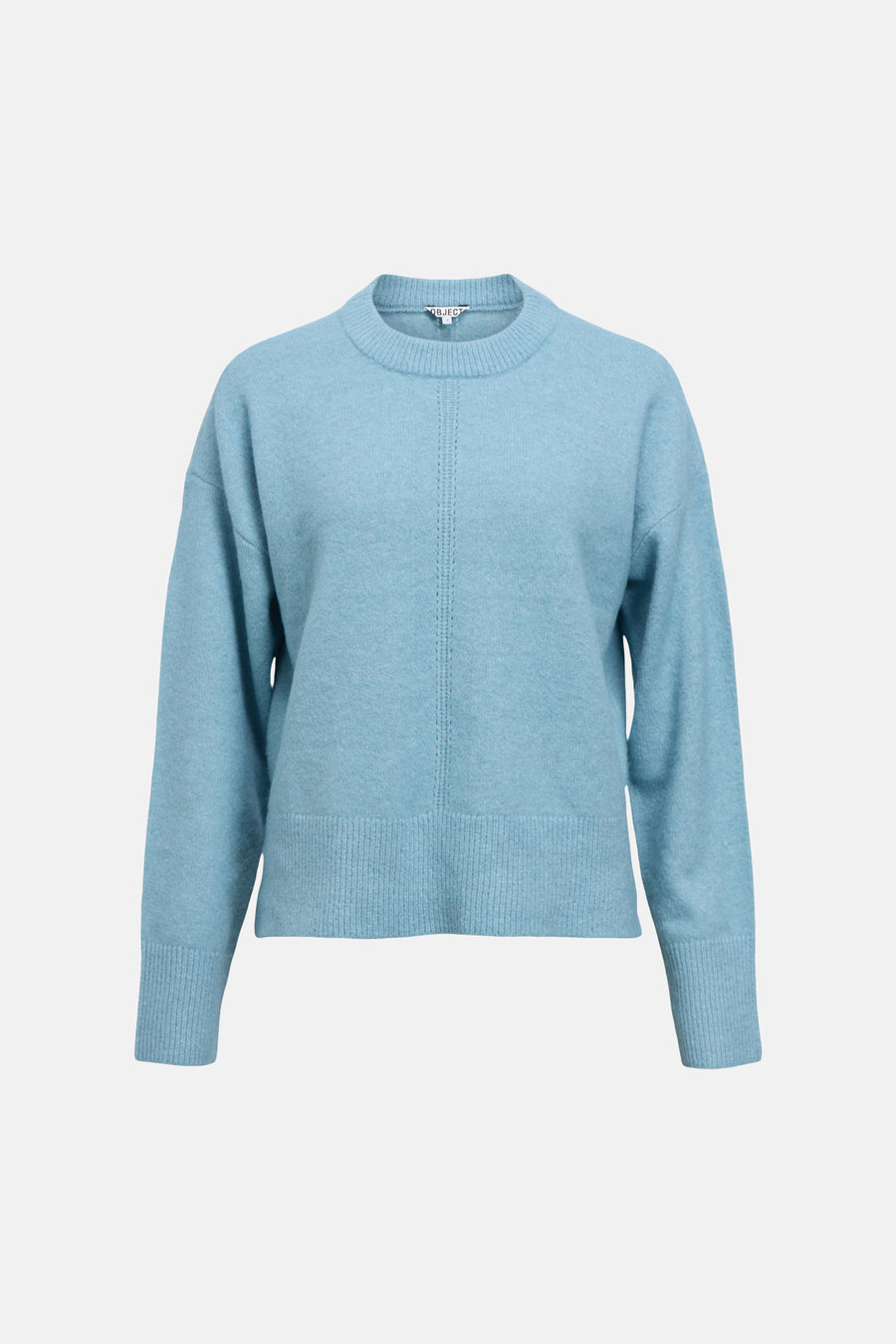 Trui met ronde hals blauw - OBJECT
