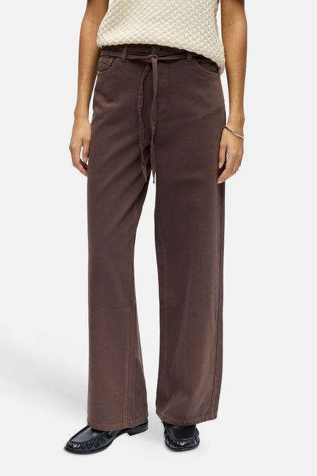 Colored jeans - bruin
