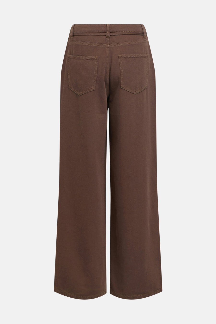 Colored jeans bruin - OBJECT