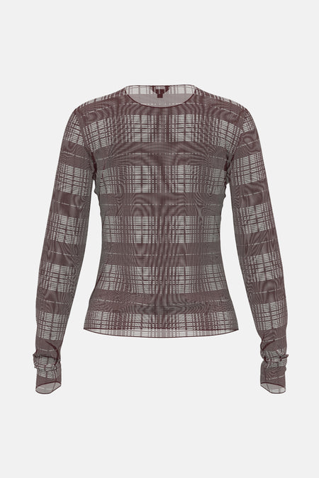 T-shirt met korte mouwen - Bordeaux
