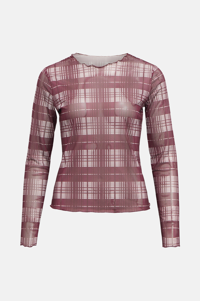 T-shirt met korte mouwen - Bordeaux