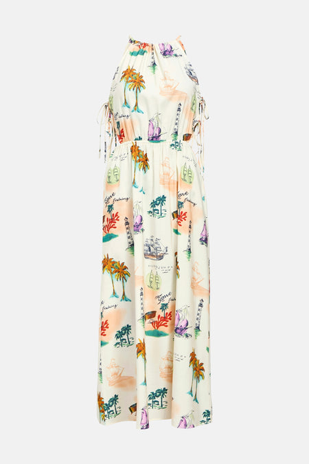 OBJDINAH RE S/L MIDI DRESS 139