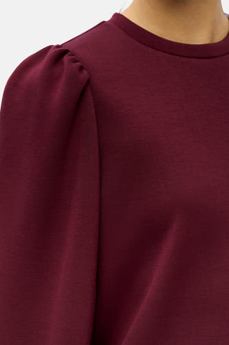 Sweater met ronde hals rood - OBJECT
