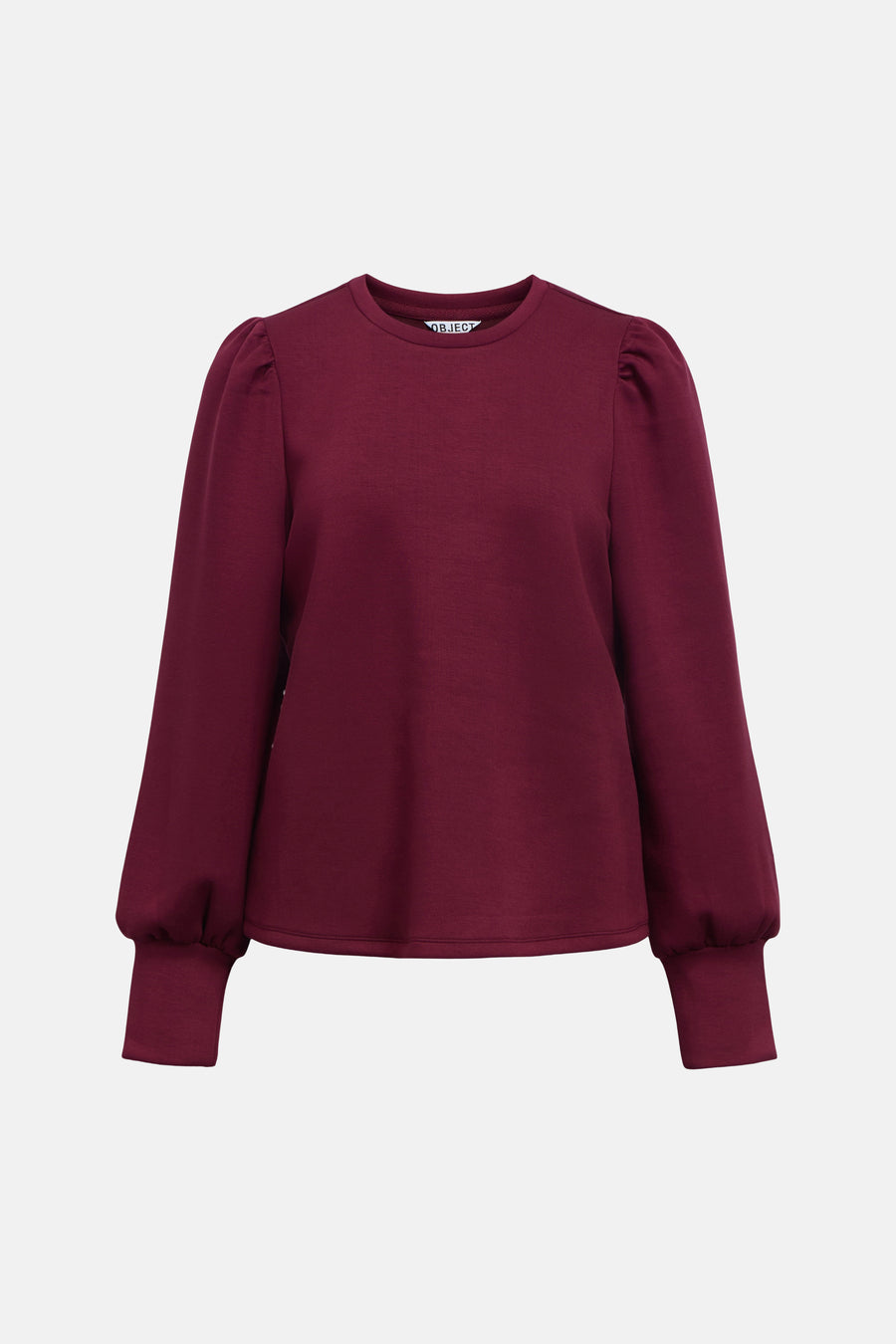 Sweater met ronde hals rood - OBJECT