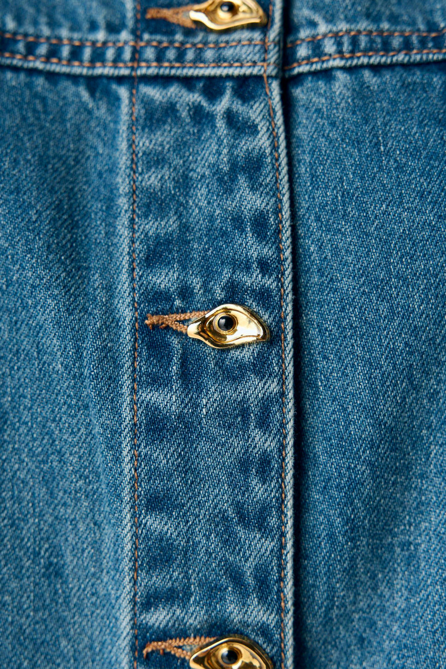 Hemd - mid blue denim - OBJECT - 4