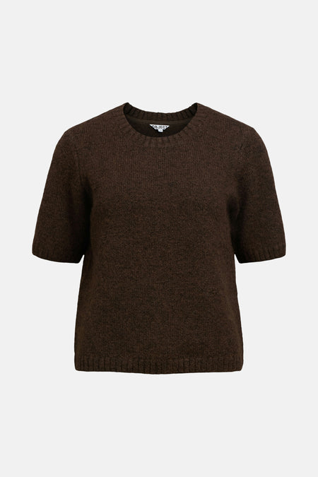 OBJSAGGIA LO S/S KNIT PULLOVER DIV