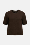 OBJSAGGIA LO S/S KNIT PULLOVER DIV