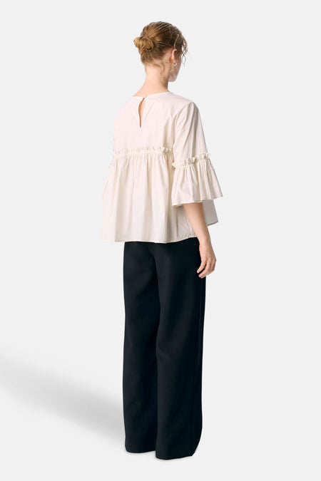 OBJIRA HOPE 3/4 RE O-NECK TOP 141