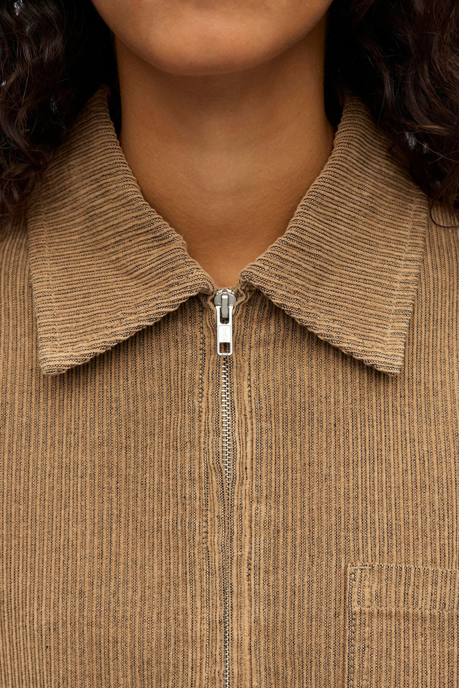 Kleedje met lange mouwen - beige - OBJECT