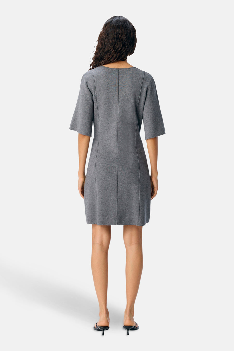 Kleedje met korte mouwen - grijs - OBJECT - 3
