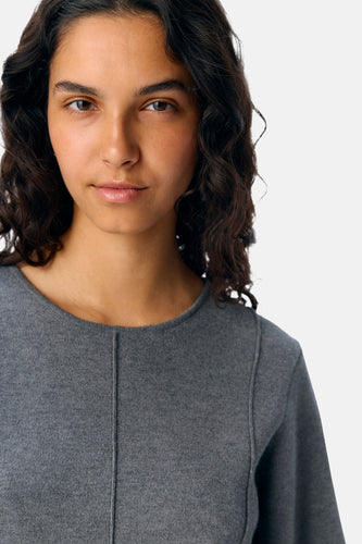 Kleedje met korte mouwen - grijs - OBJECT - 6