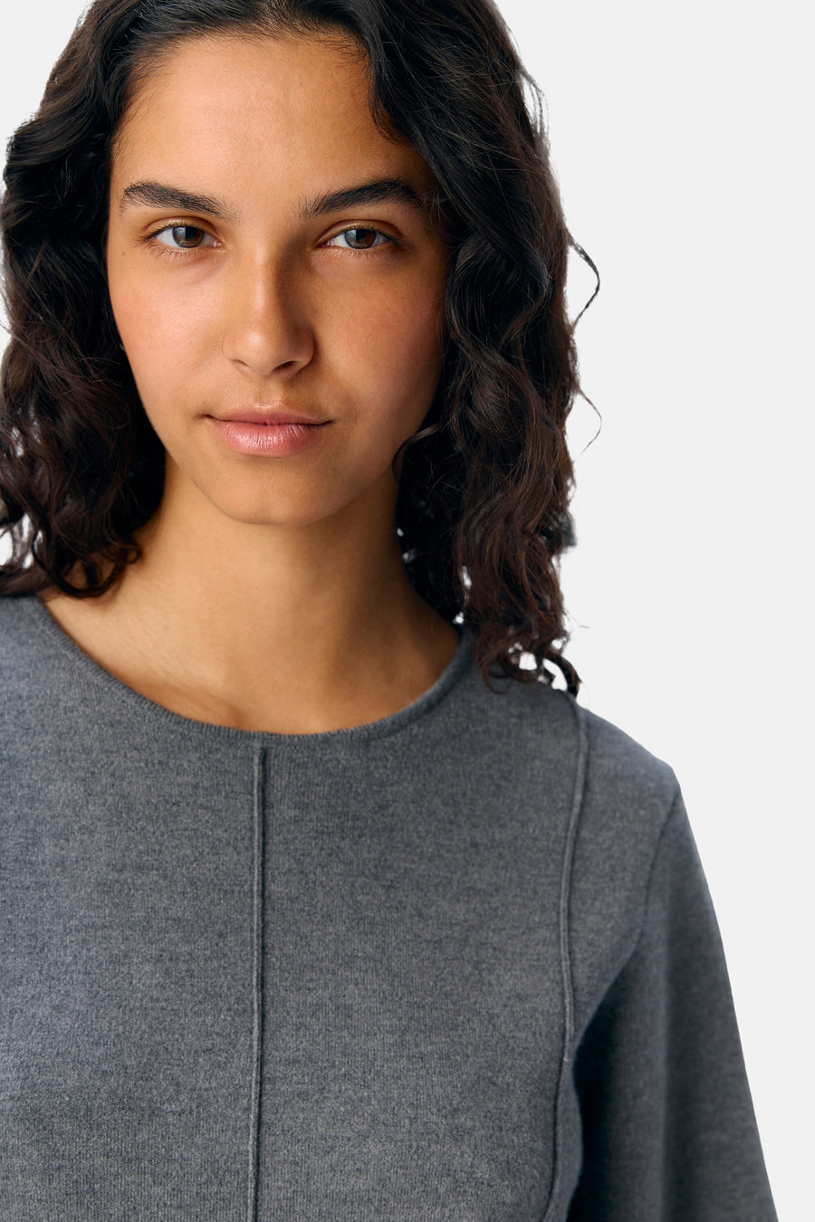 Kleedje met korte mouwen - grijs - OBJECT - 4