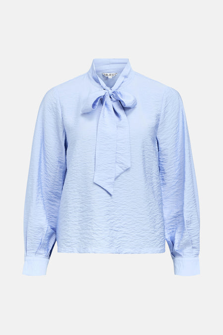 OBJJACIRA L/S RE BOW SHIRT DIV
