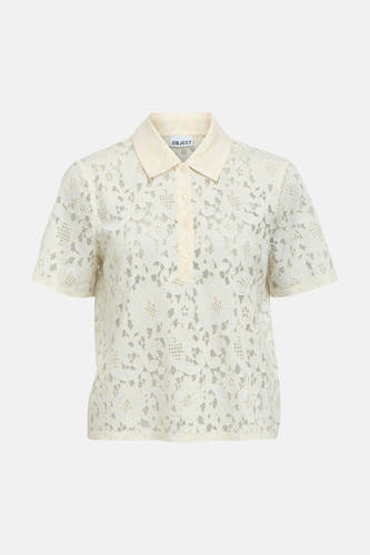 Polo à manches courtes - écru