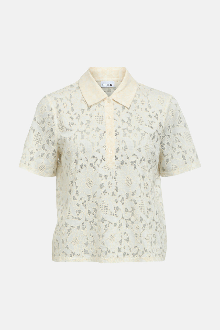 Polo à manches courtes - écru