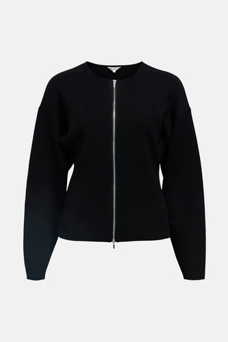 Zwart vest met rits.