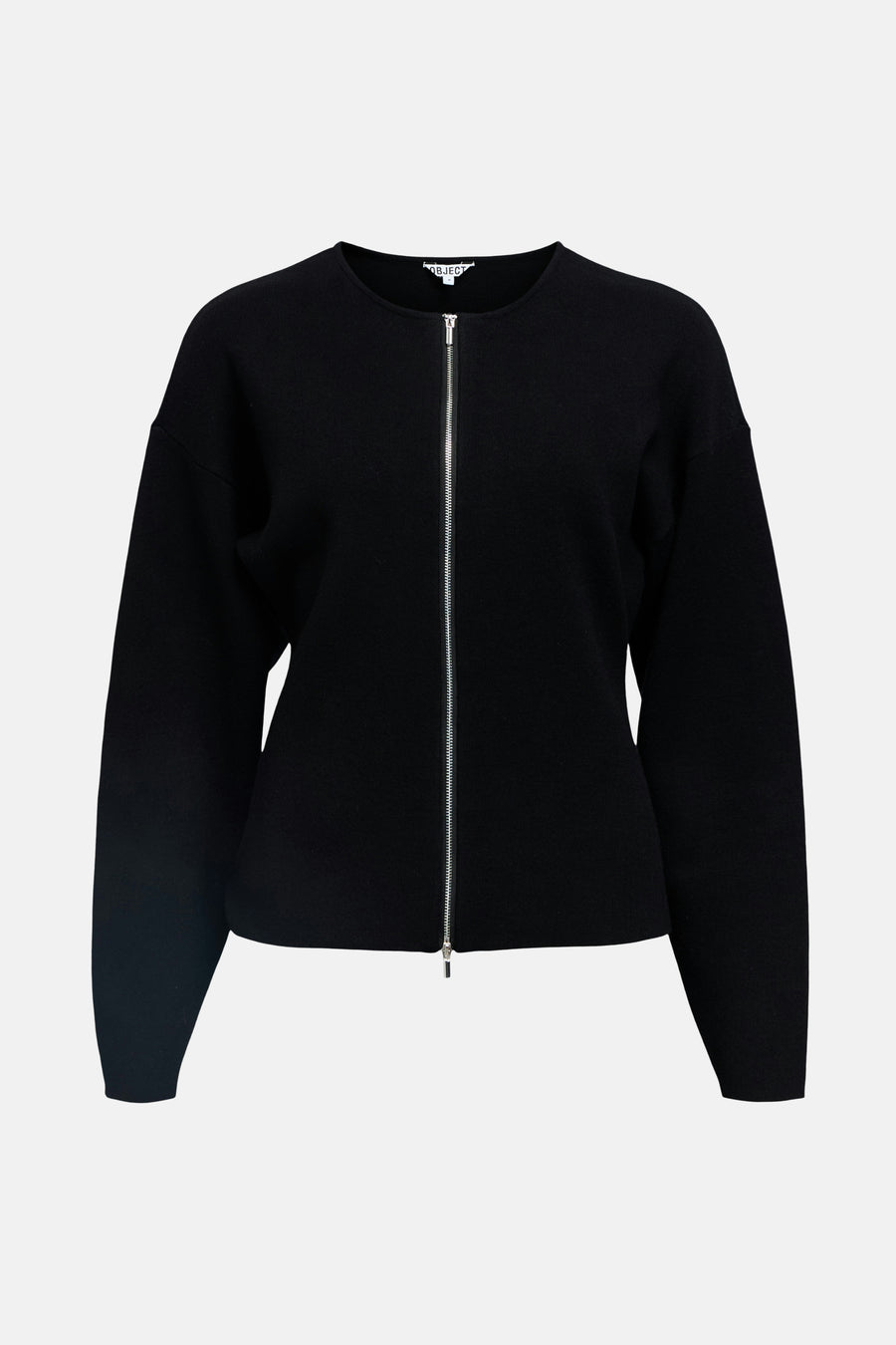 Zwart vest met rits.