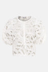 Blouse met korte mouwen - wit
