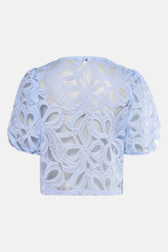 Blouse à manches courtes - bleu - OBJECT