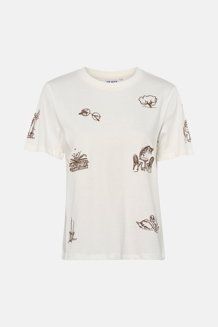 T-shirt met korte mouwen - wit