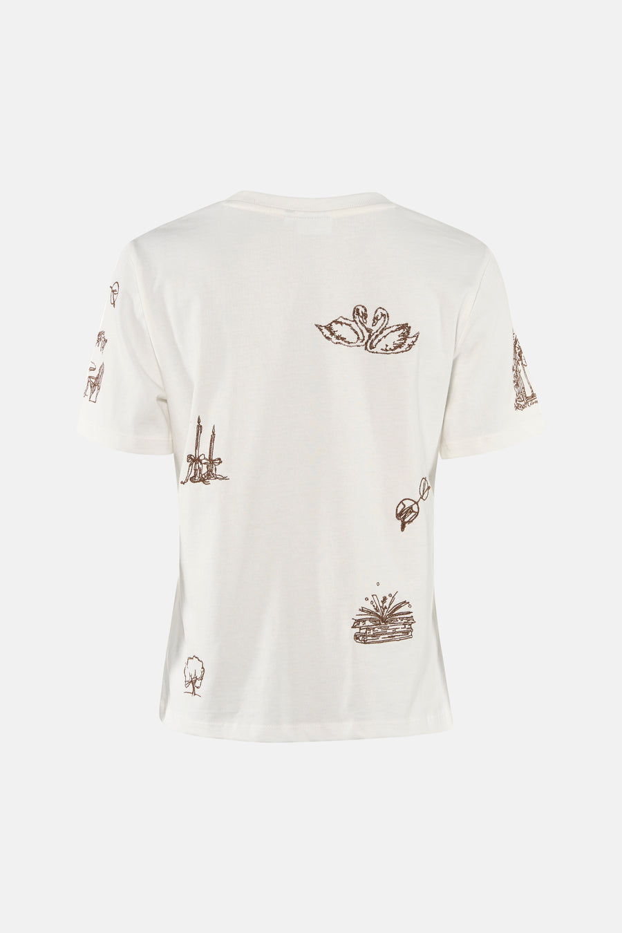 T-shirt met korte mouwen - wit