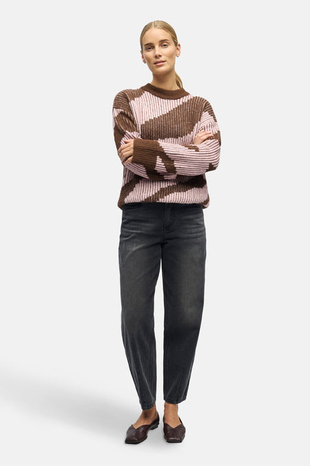 Pull met ronde hals - Multicolor