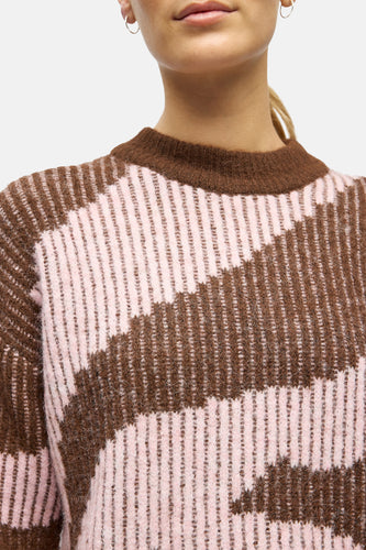 Pull à col rond - Multicolore - OBJECT - 5