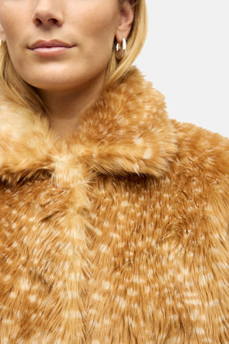 Korte jas bruin - OBJECT - OBJECT