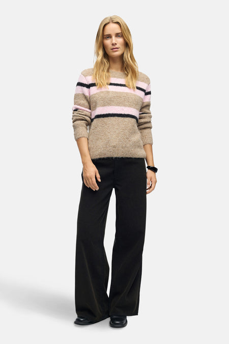 Pull met ronde hals - Multicolor