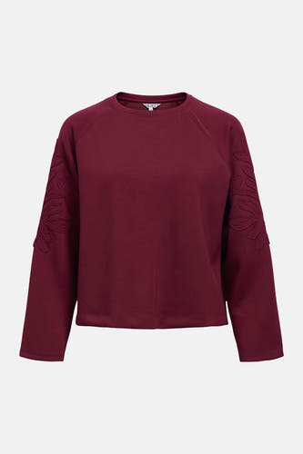 Sweater met ronde hals rood - OBJECT