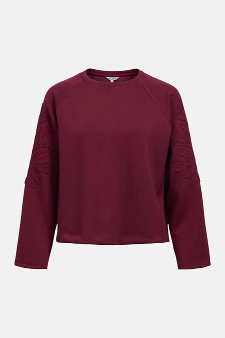 Sweater met ronde hals rood - OBJECT