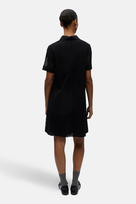 Robe à manches courtes - noir