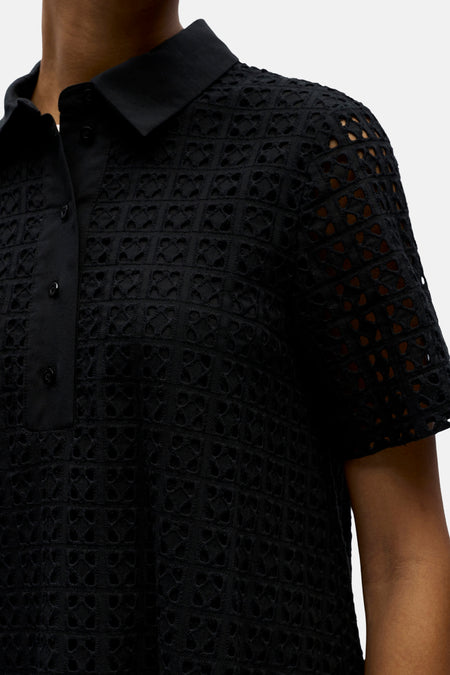 Robe à manches courtes - noir