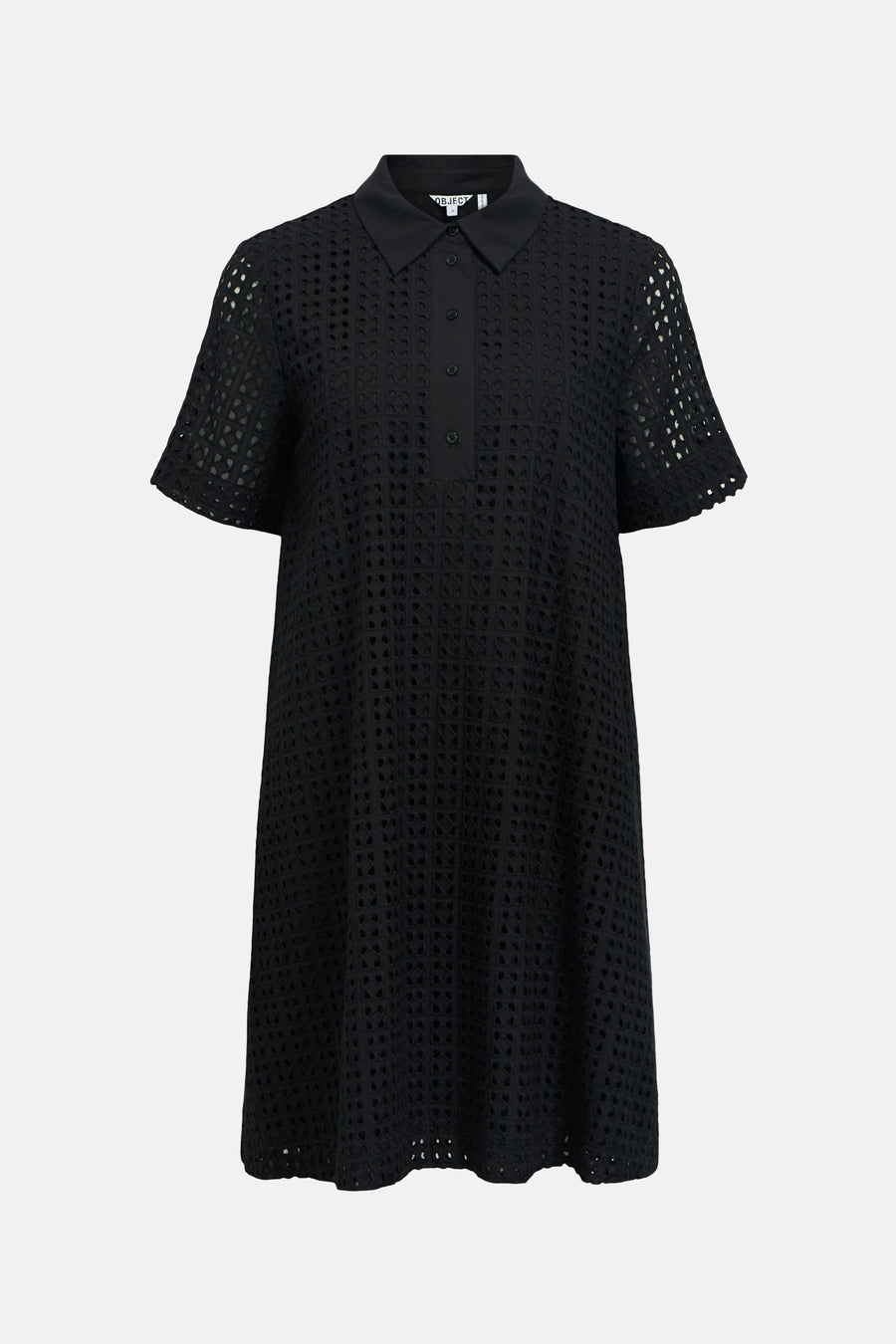 Kleedje met korte mouwen - zwart