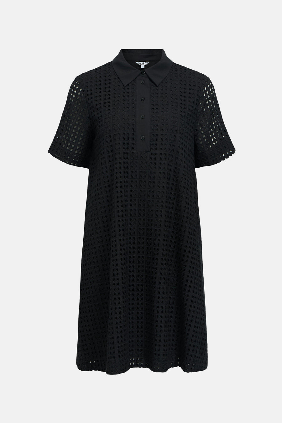 Kleedje met korte mouwen - zwart