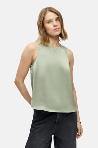 Blouse (zonder mouwen) groen - OBJECT