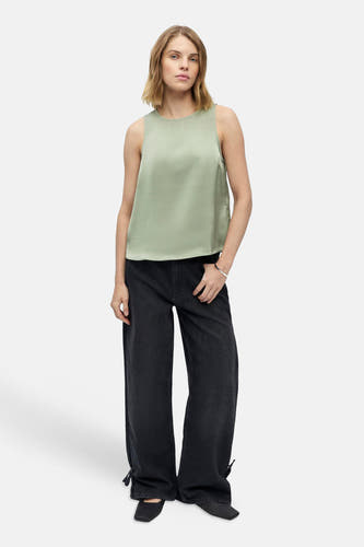 Blouse (zonder mouwen) groen - OBJECT