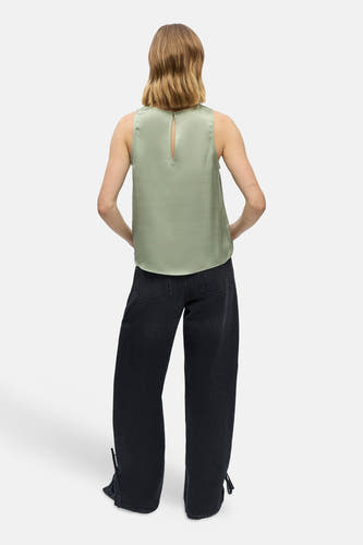 Blouse (zonder mouwen) groen - OBJECT
