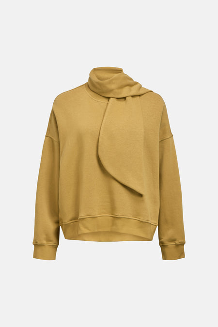 Sweater O hals - geel