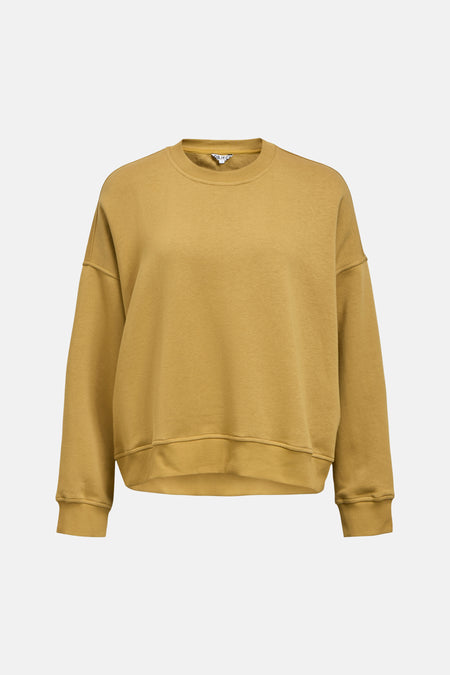 Sweater O hals - geel