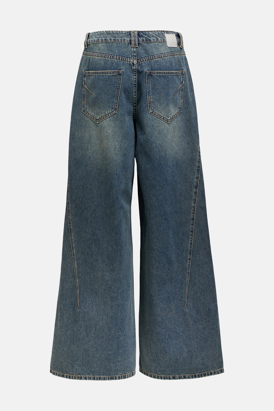Jeans wide mid blue denim - OBJECT