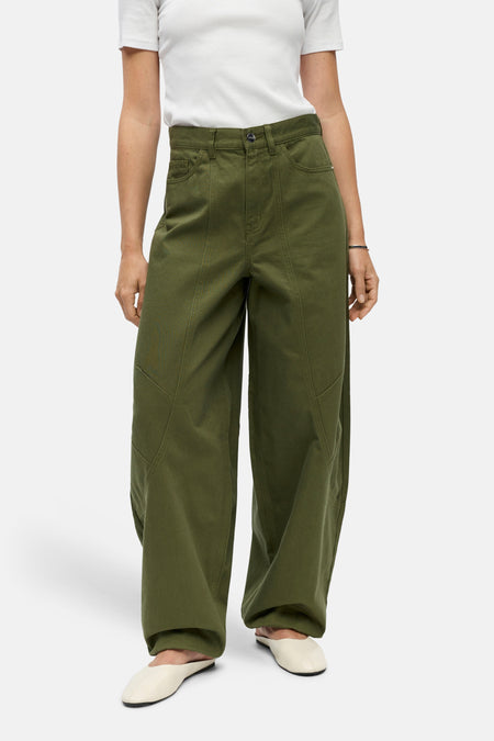 Colored jeans groen - OBJECT