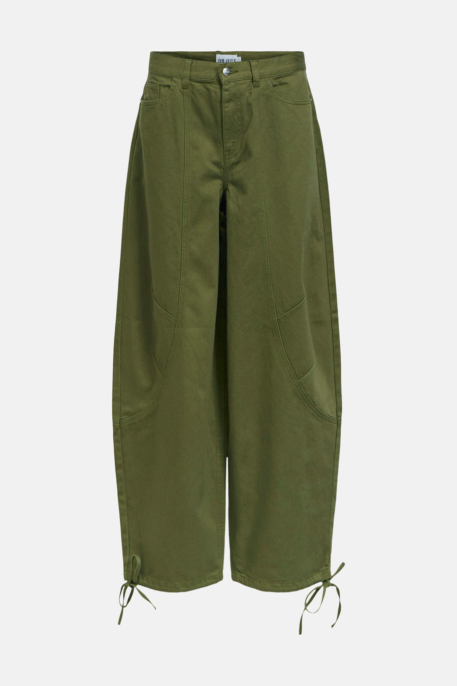 Colored jeans - Bronze Green